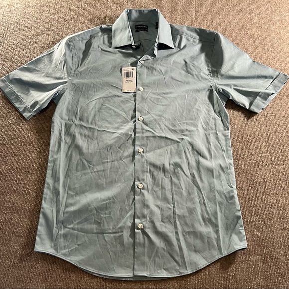 Calvin Klein Men's Casual Light Blue Button Down Shirt - Picture 1 of 4